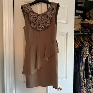 MM Couture by Miss Me Taupe Dress